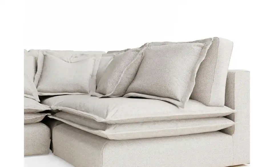 Ecksofa Amalfi BHL 238|90|238 cm, Webstoff fein