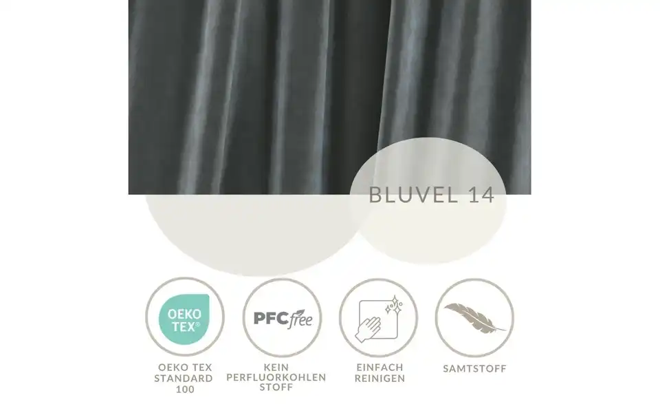 Ecksofa Melani BHL 256|69|162 cm, Velours