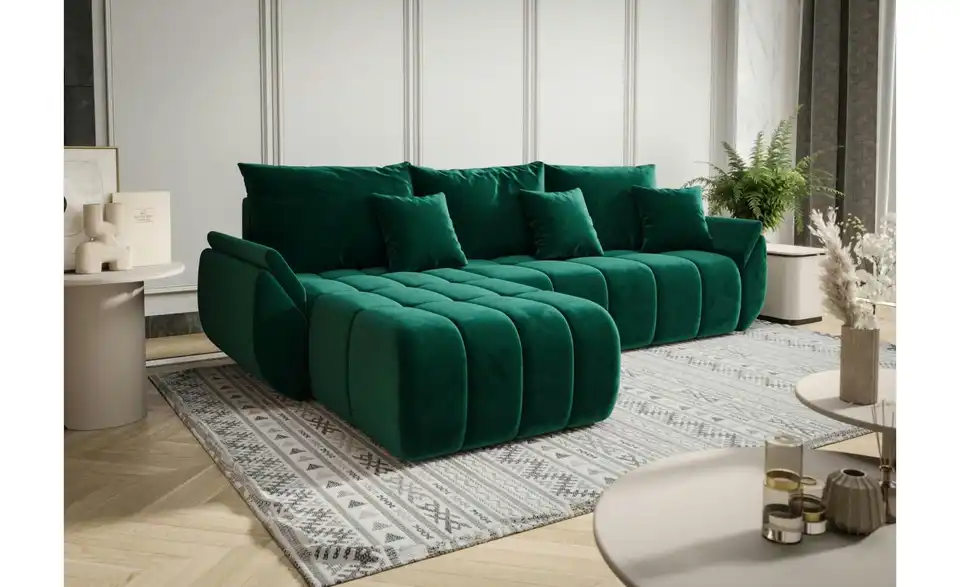 Ecksofa Tokyo BHL 280|85|185 cm, Velours