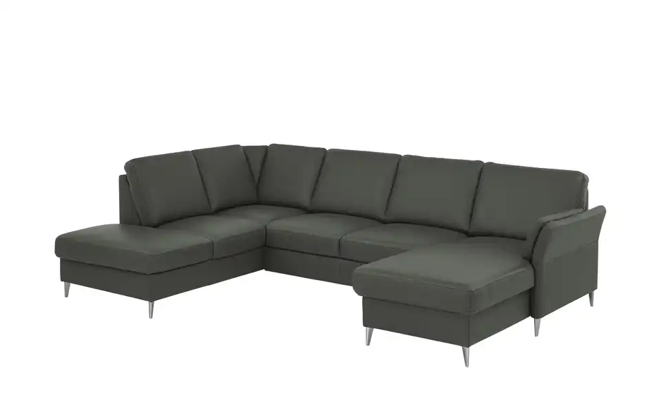 meinSofa Wohnlandschaft Veit BHT 305|90|200 cm, Leder