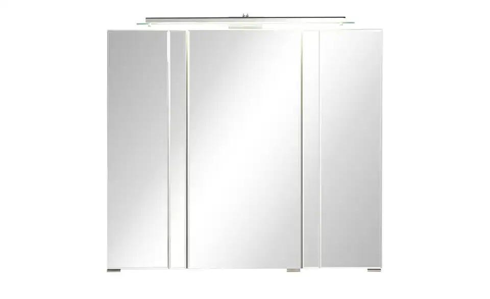 Spiegelschrank 3-türig weiß Schluchsee BHT 80|70|20 cm