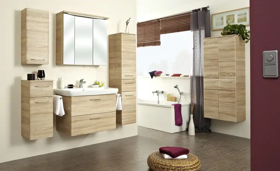 calmo2go Spiegelschrank 3-türig Juba BHT 75|70|20 cm