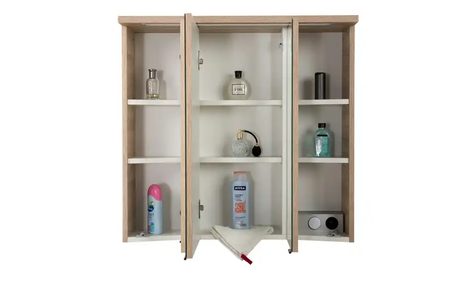 calmo2go Spiegelschrank 3-türig Juba BHT 75|70|20 cm
